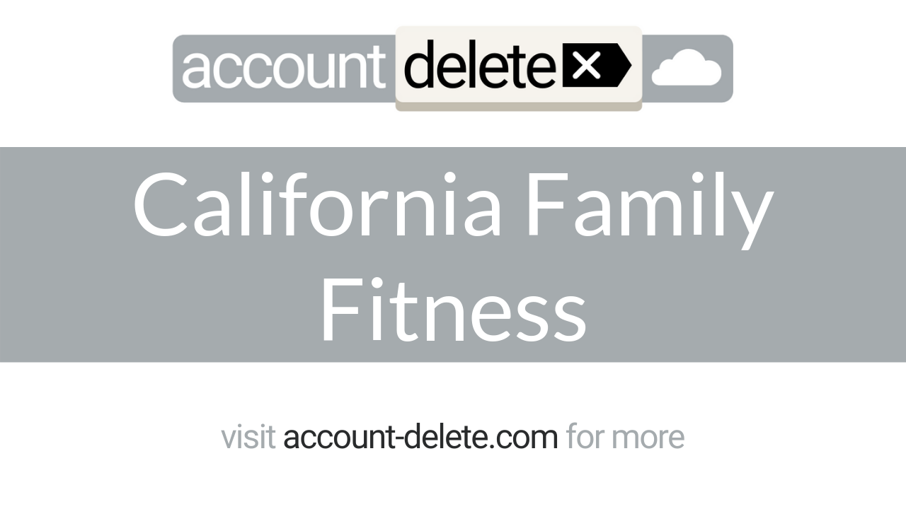How to Cancel California Family Fitness