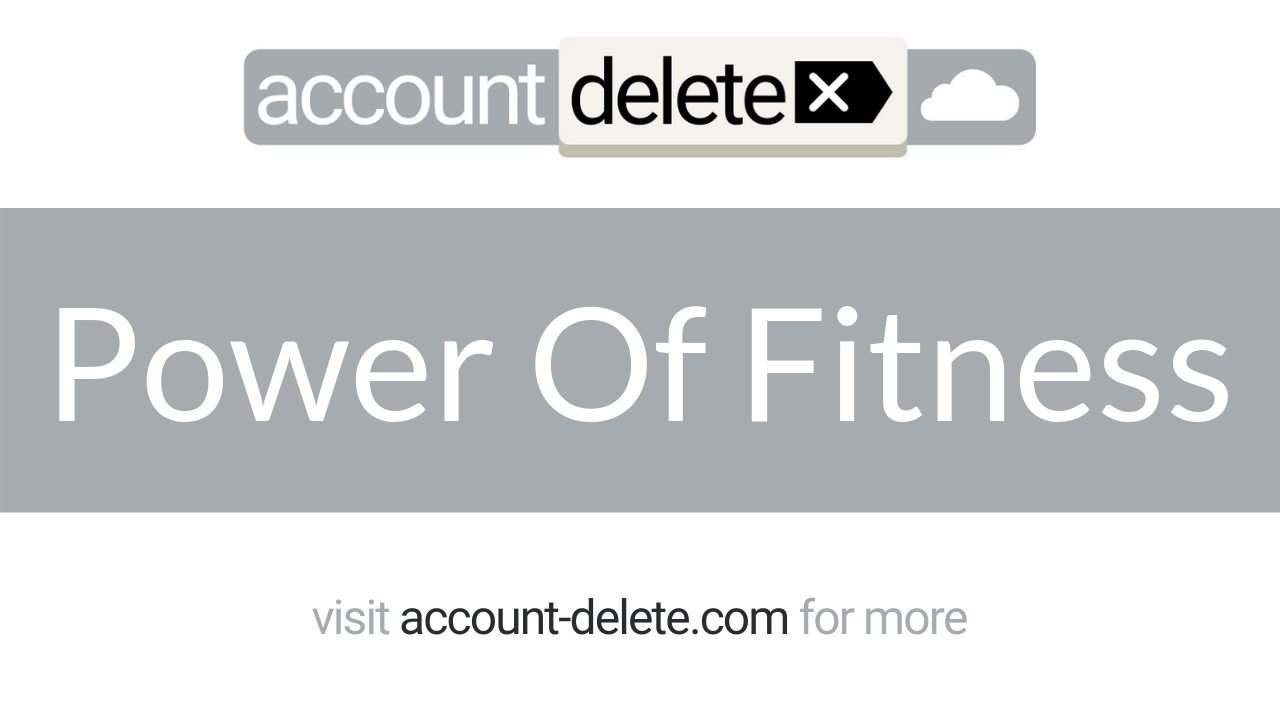 How to Cancel Power Of Fitness