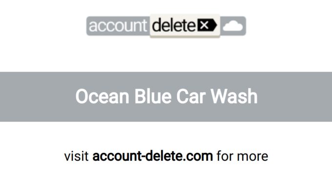 How to Cancel Ocean Blue Car Wash